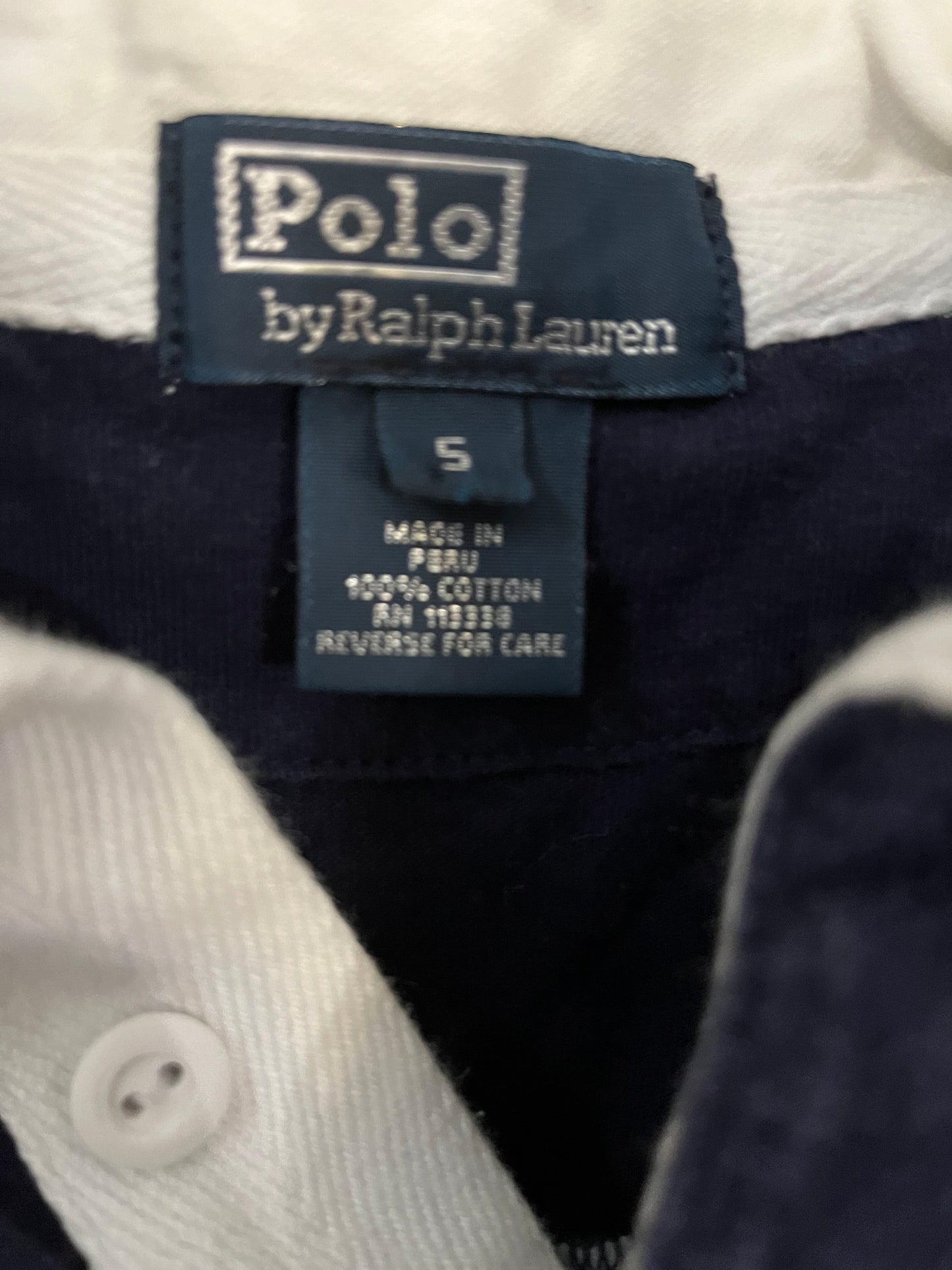 Blue Size Small Polo Ralph Lauren Long Sleeve Polo