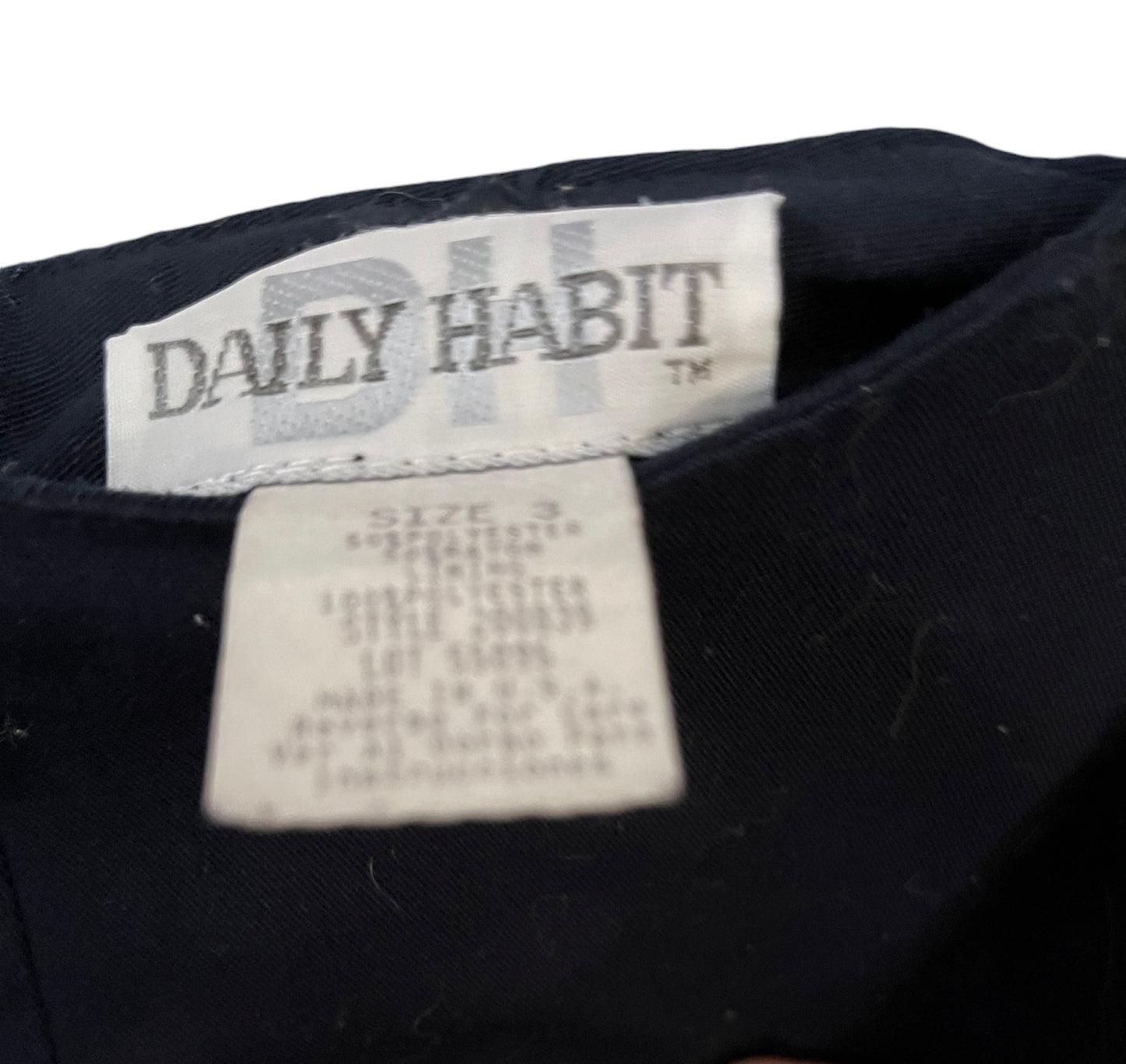 Daily Habit Blue Size 3 Skirt