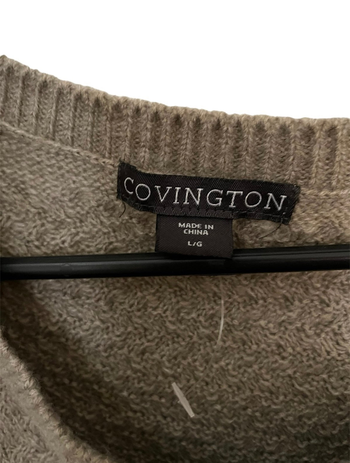 Grey Large Covington Sweater