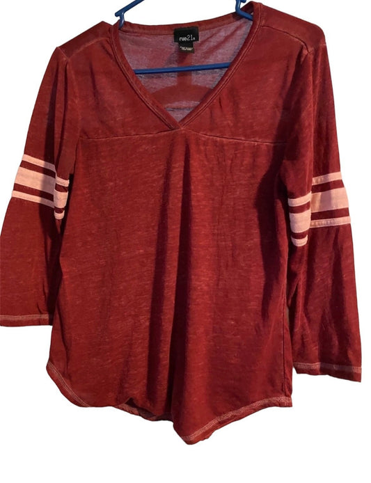 Maroon Medium Rue 21 long sleeve shirt