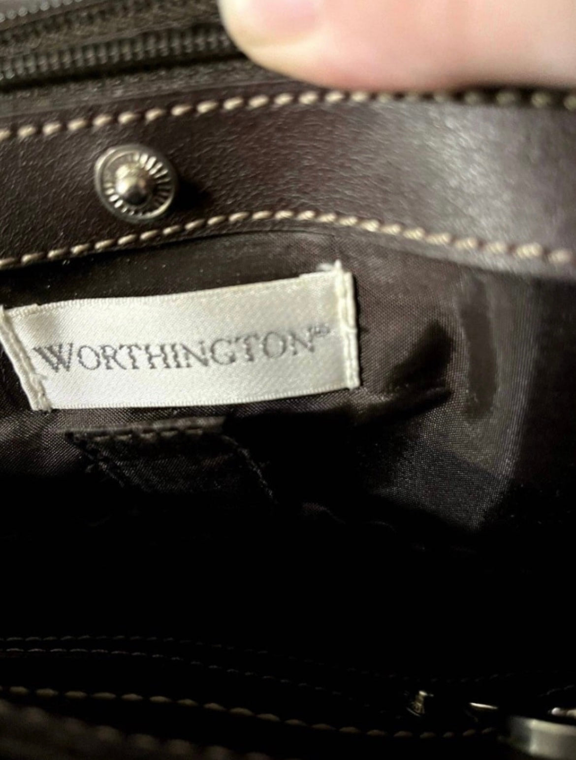 Brown Worthington Tote Bag