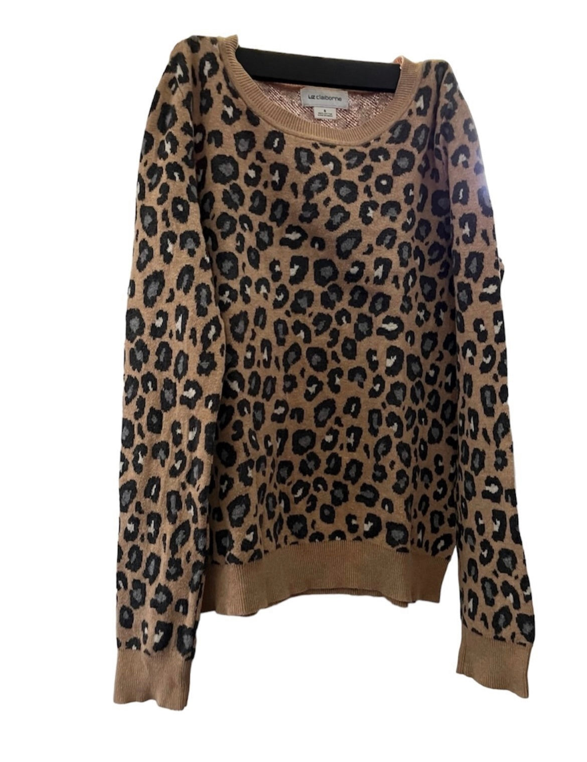 Leopard Print Size Small Liz Claiborne Sweater