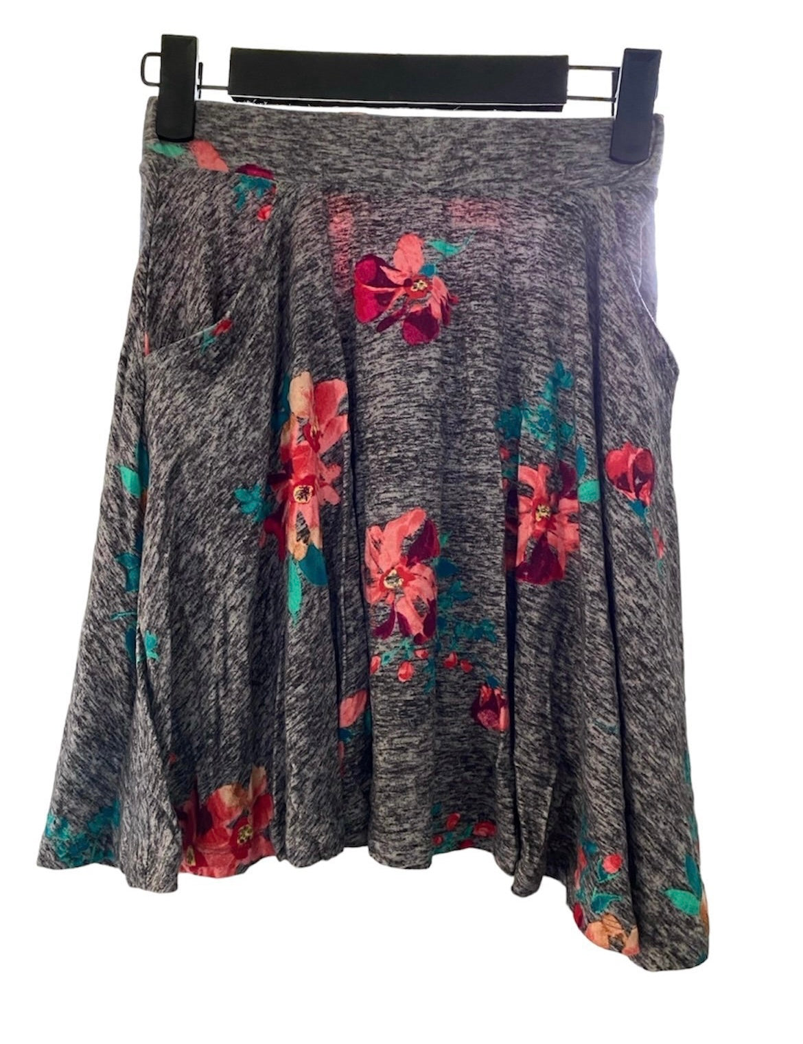 Floral and Grey Size XS So Skirt