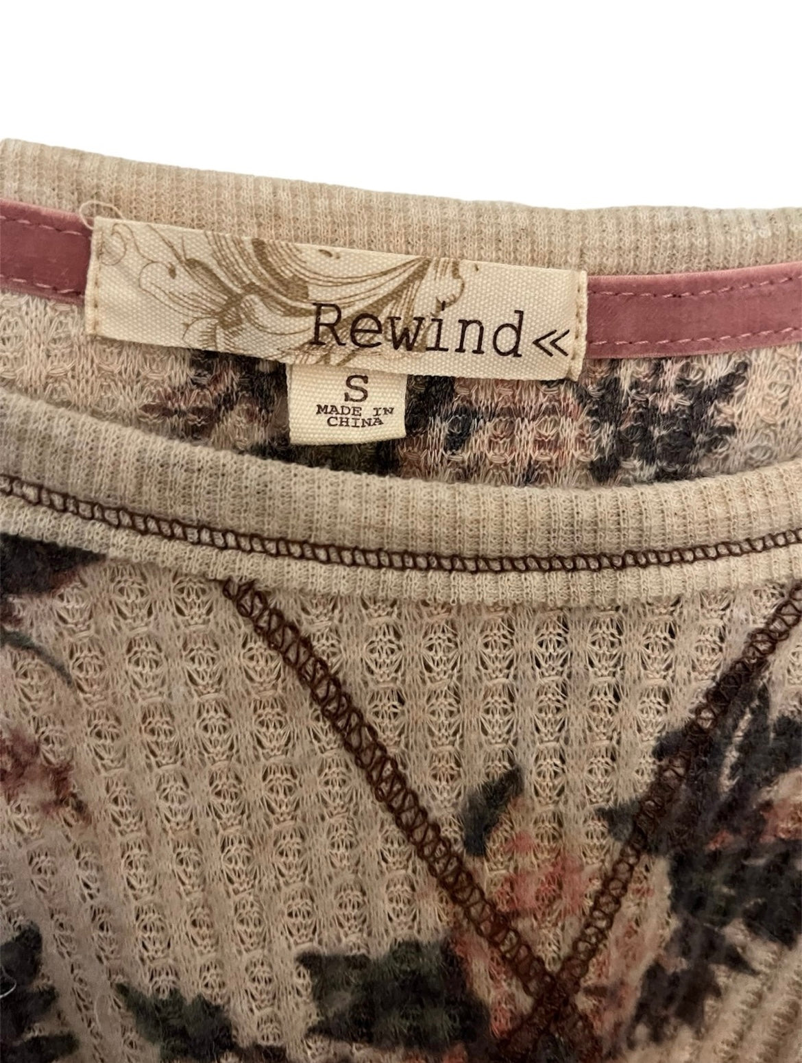 Small Floral Rewind Sweater