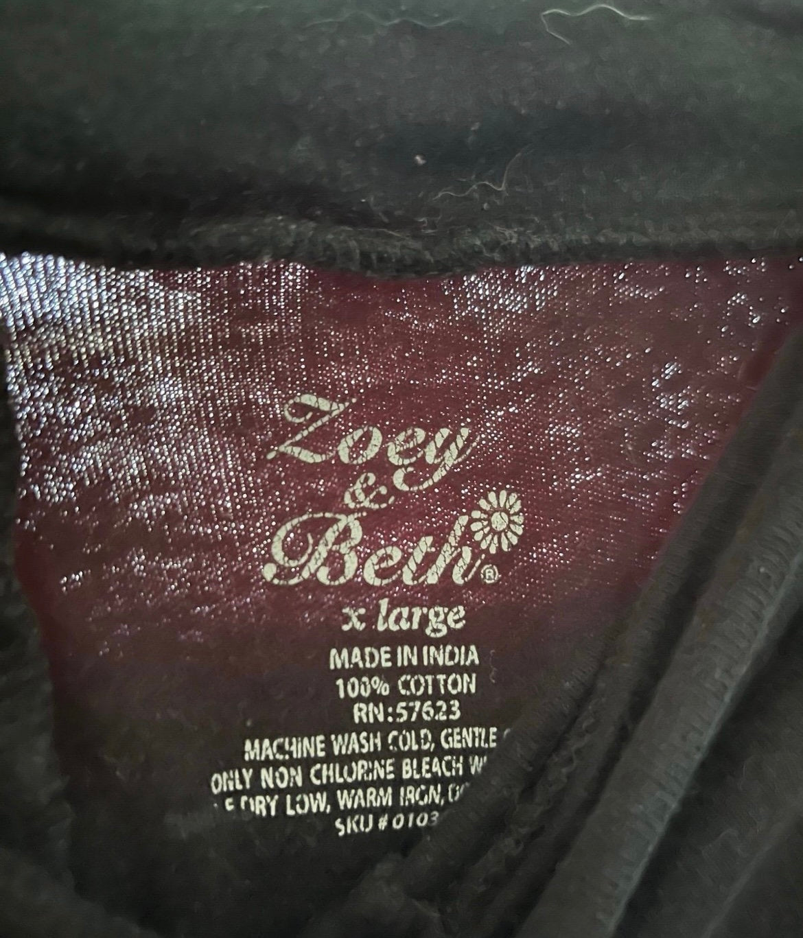 Black Size XL Zoey and Beth Pants