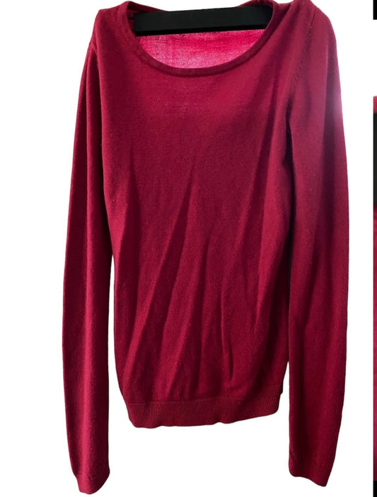 Maroon Small Permanent Sweater