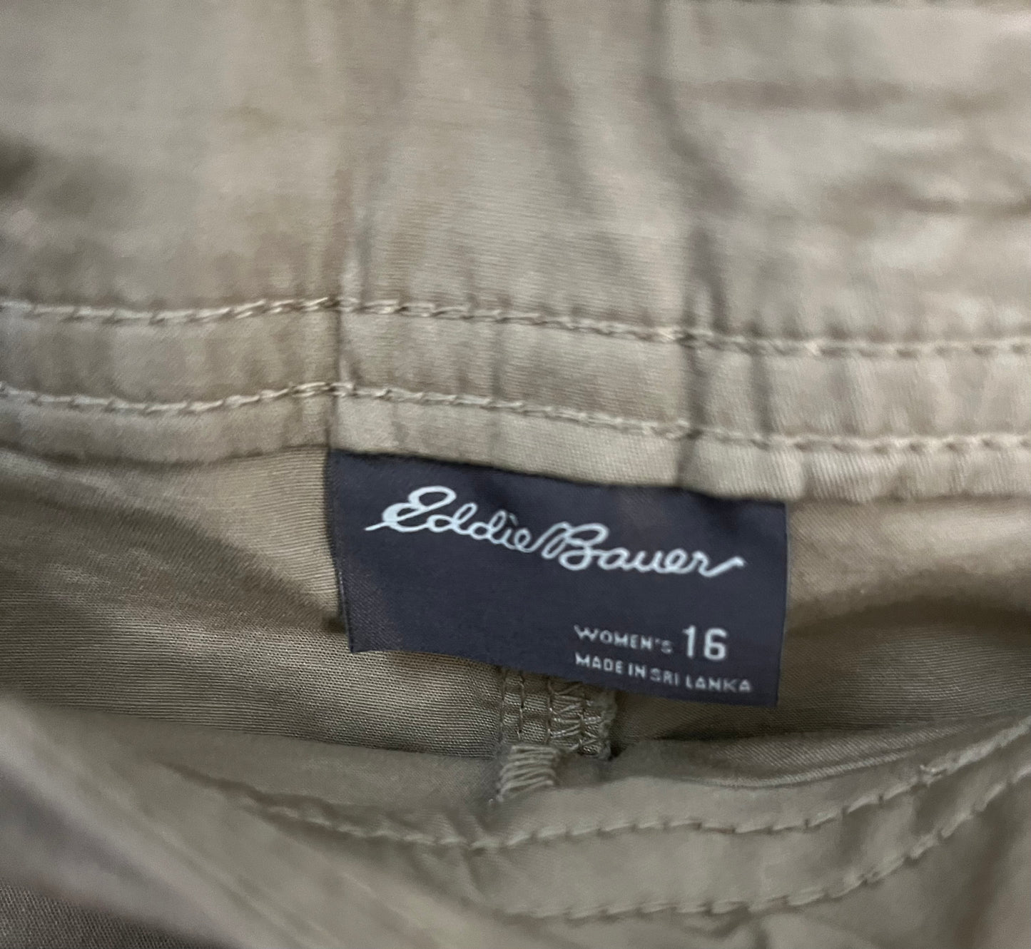 Khaki Eddie Bauer Size 16 Shorts