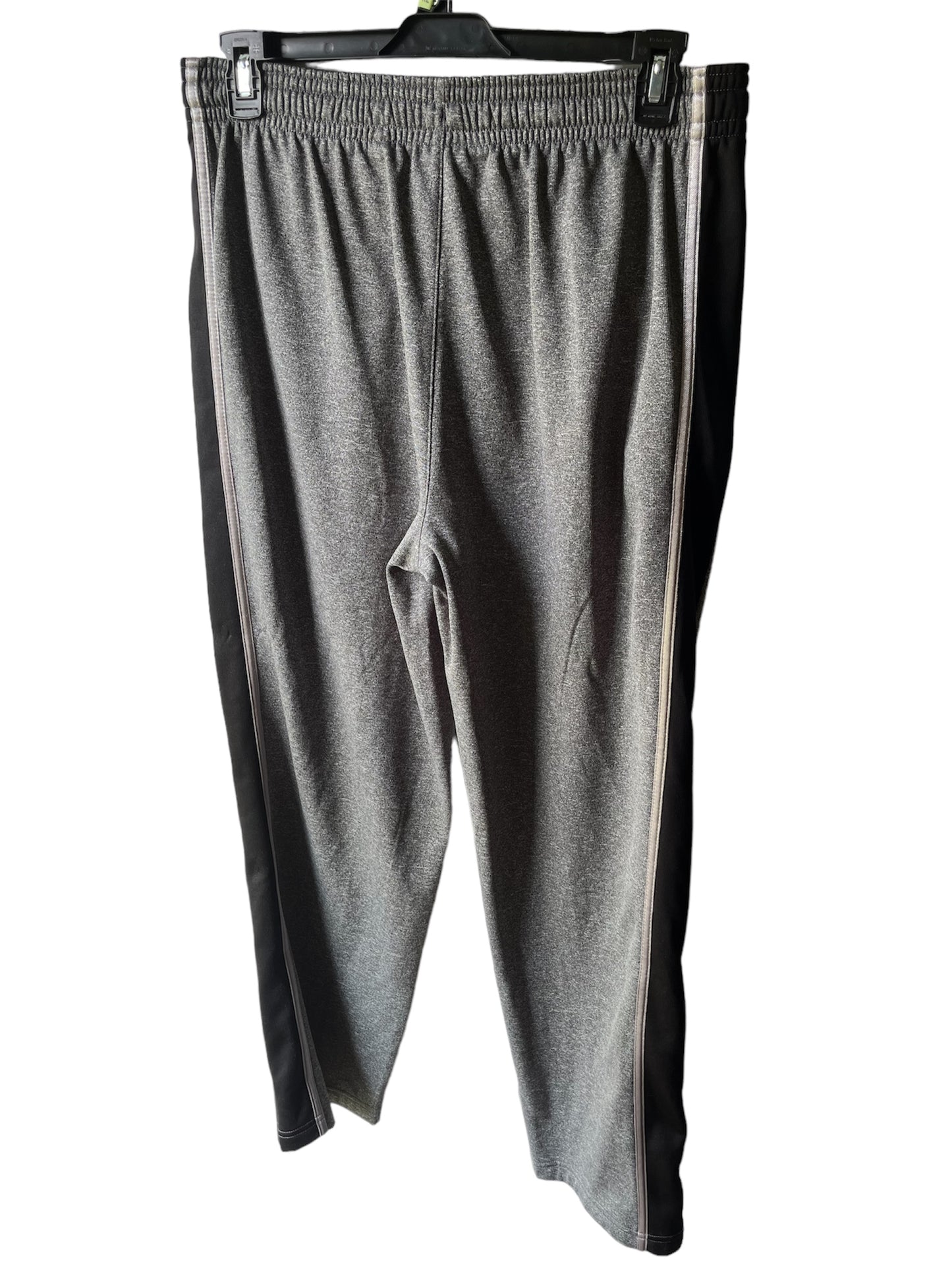 Grey With Black Stripes Size Large Reebok Pants