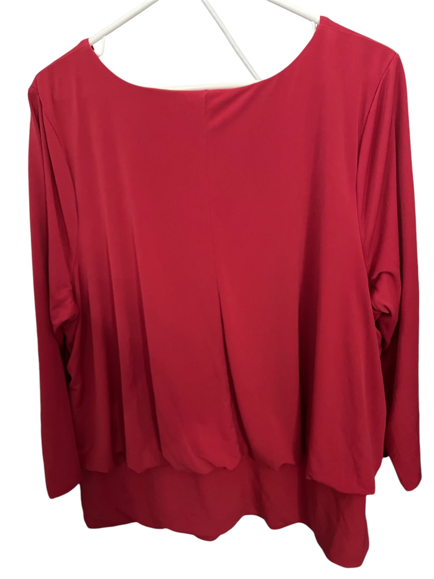 Red Size 18/20 Lane Bryant Blouse