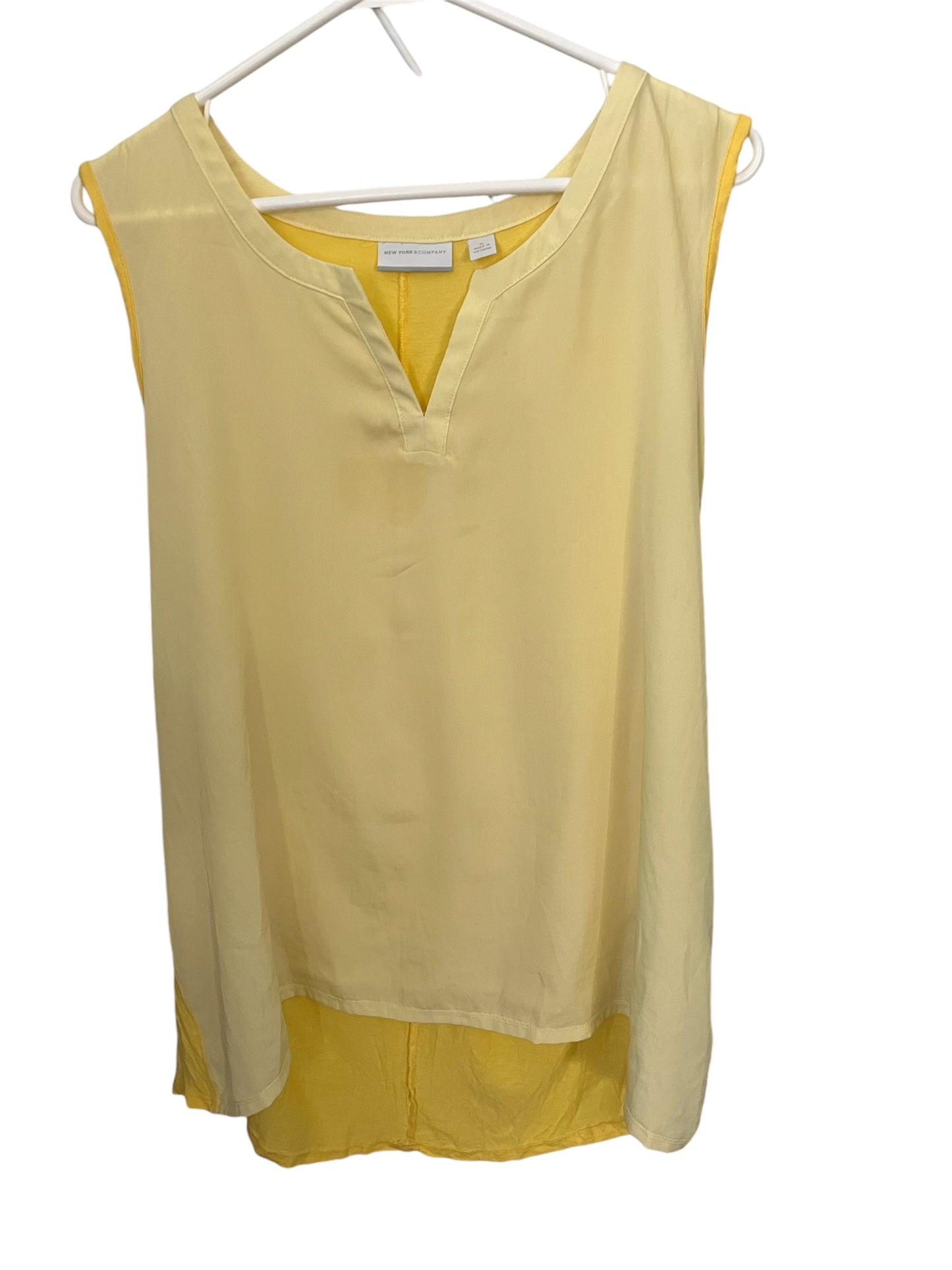 Yellow XL New York & Company Blouse