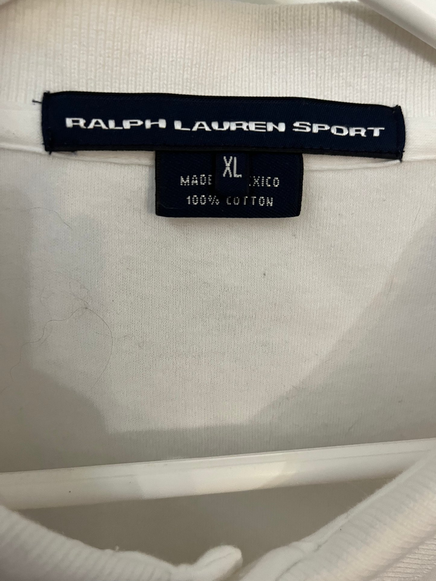 White XL Ralph Lauren Sport Polo Shirt