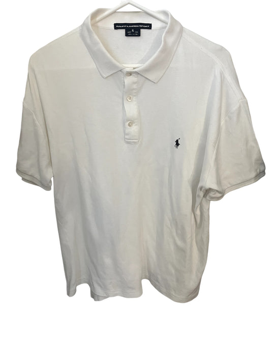 White XL Ralph Lauren Sport Polo Shirt