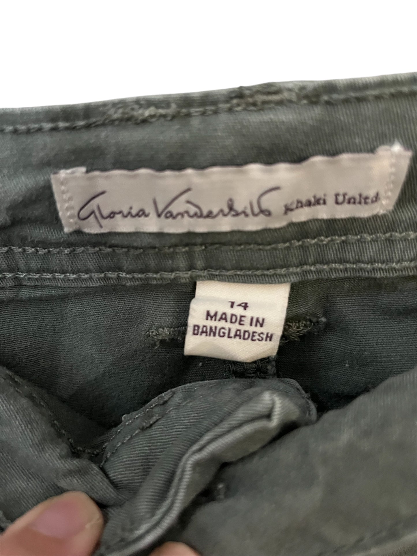 Green Size 14 Gloria Vanderbilt Shorts