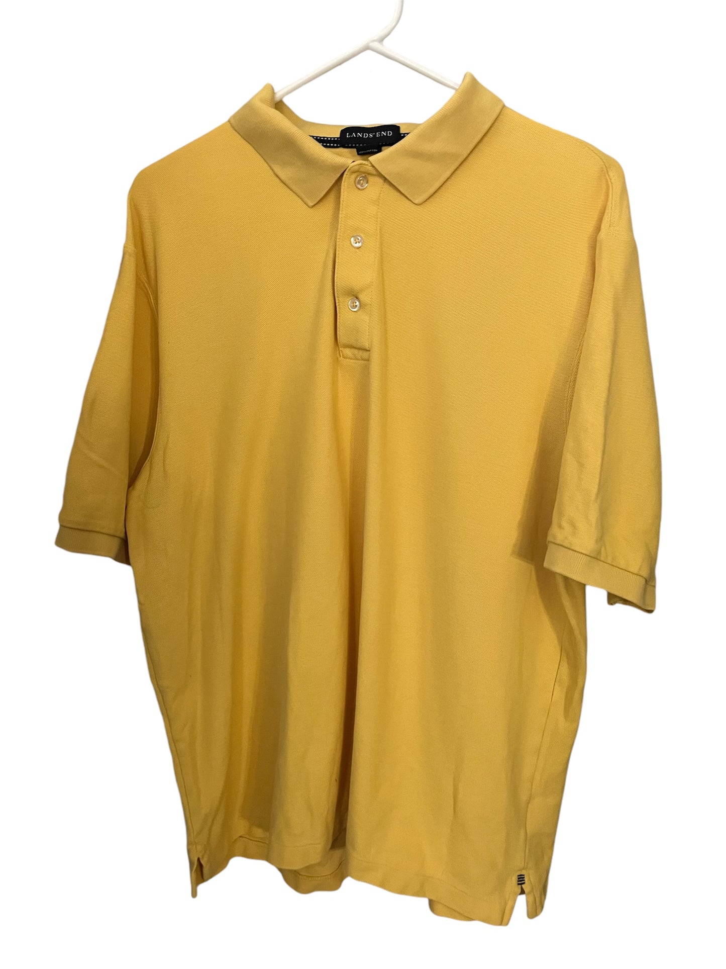 Yellow XL Short Sleeve Land’s End Polo