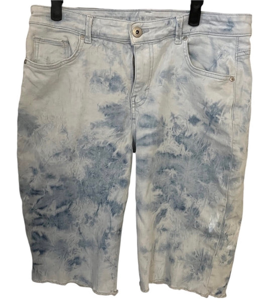 Style & Co Blue Tie Dye Bermuda Shorts Size 12