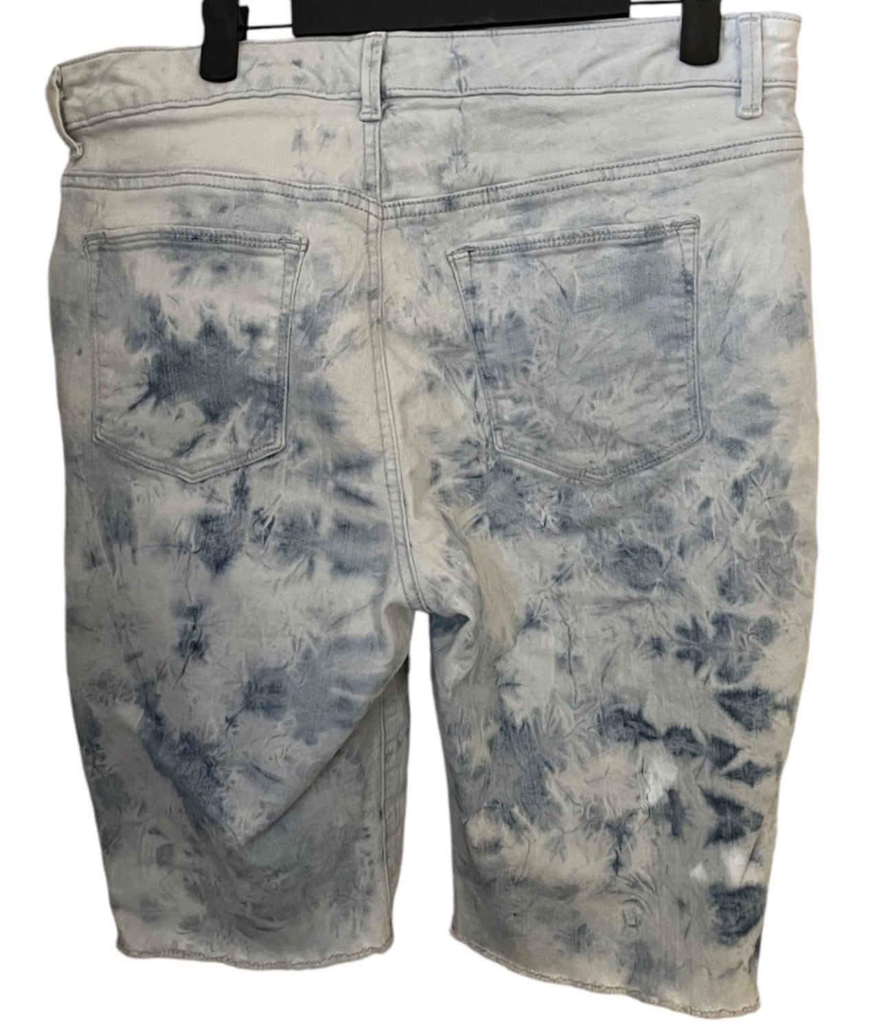 Style & Co Blue Tie Dye Bermuda Shorts Size 12