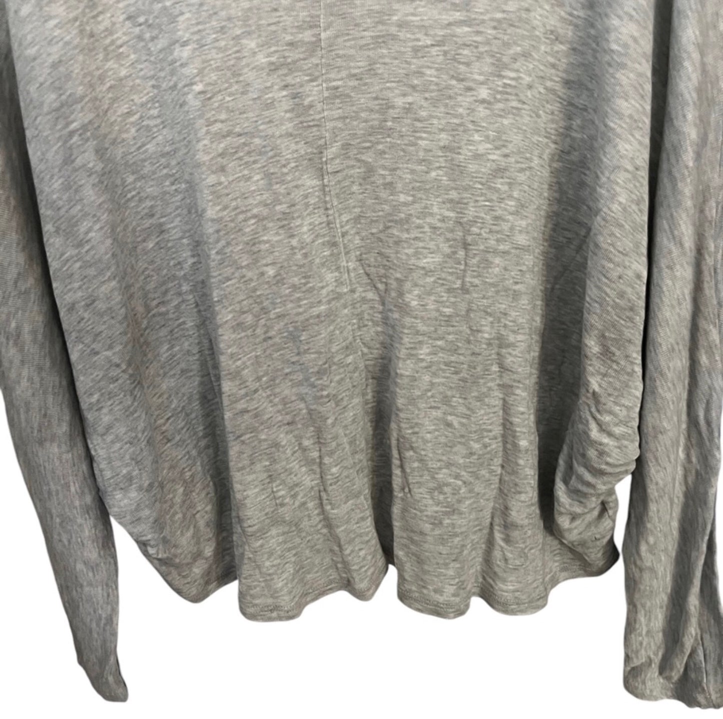 Urban Outfitters Grey Scoop Neck Long Sleeve Shirt Small