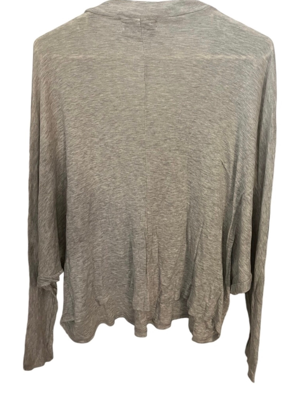 Urban Outfitters Grey Scoop Neck Long Sleeve Shirt Small