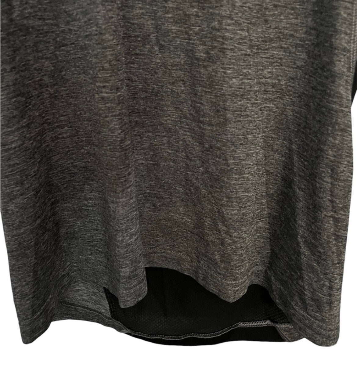 Champion Grey and Black Powertrain Vapor Athletic Activewear Shirt Medium