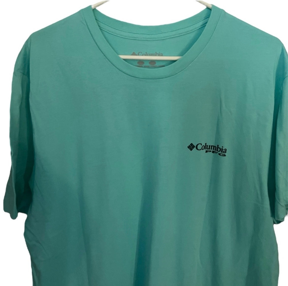 Columbia Blue Performance Fishing Gear T-Shirt Large