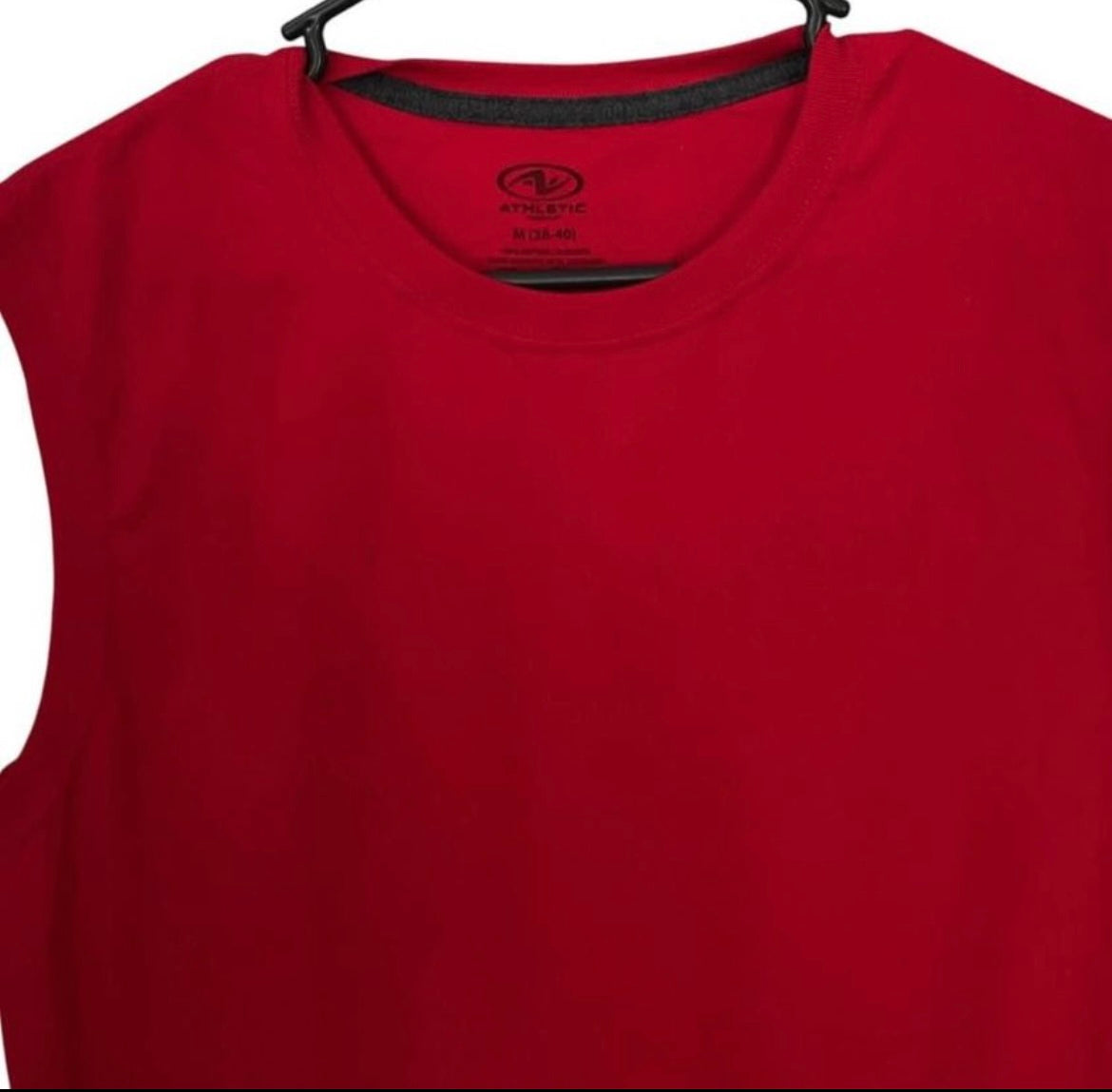 Athletic Works Red Muscle Shirt Medium